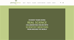 Desktop Screenshot of plantingscience.org