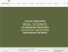 Tablet Screenshot of plantingscience.org